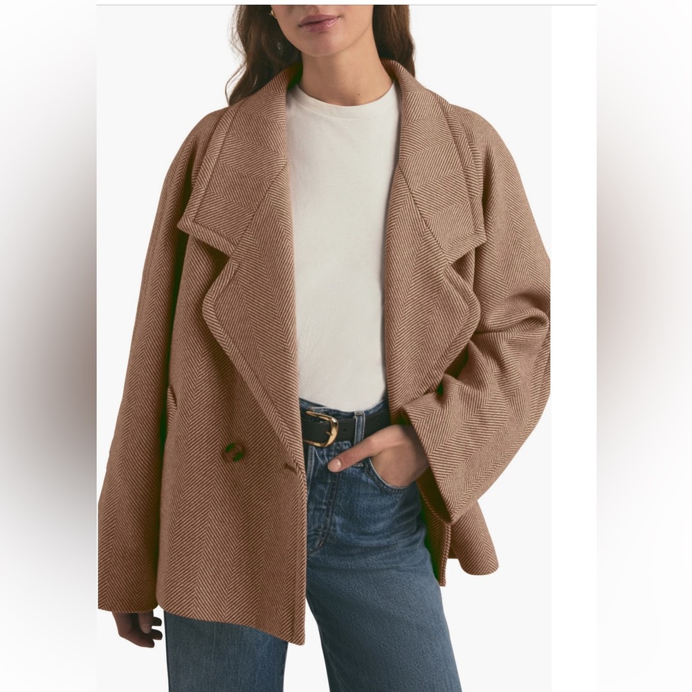 Favorite Daughter Cameron Coat Herringbone XS NWT